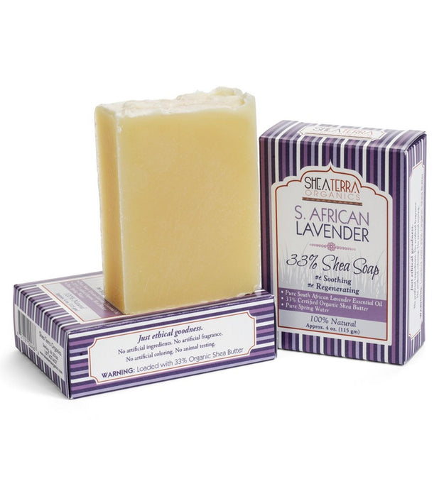 33% Shea Butter Soap (African Lavender) 115g