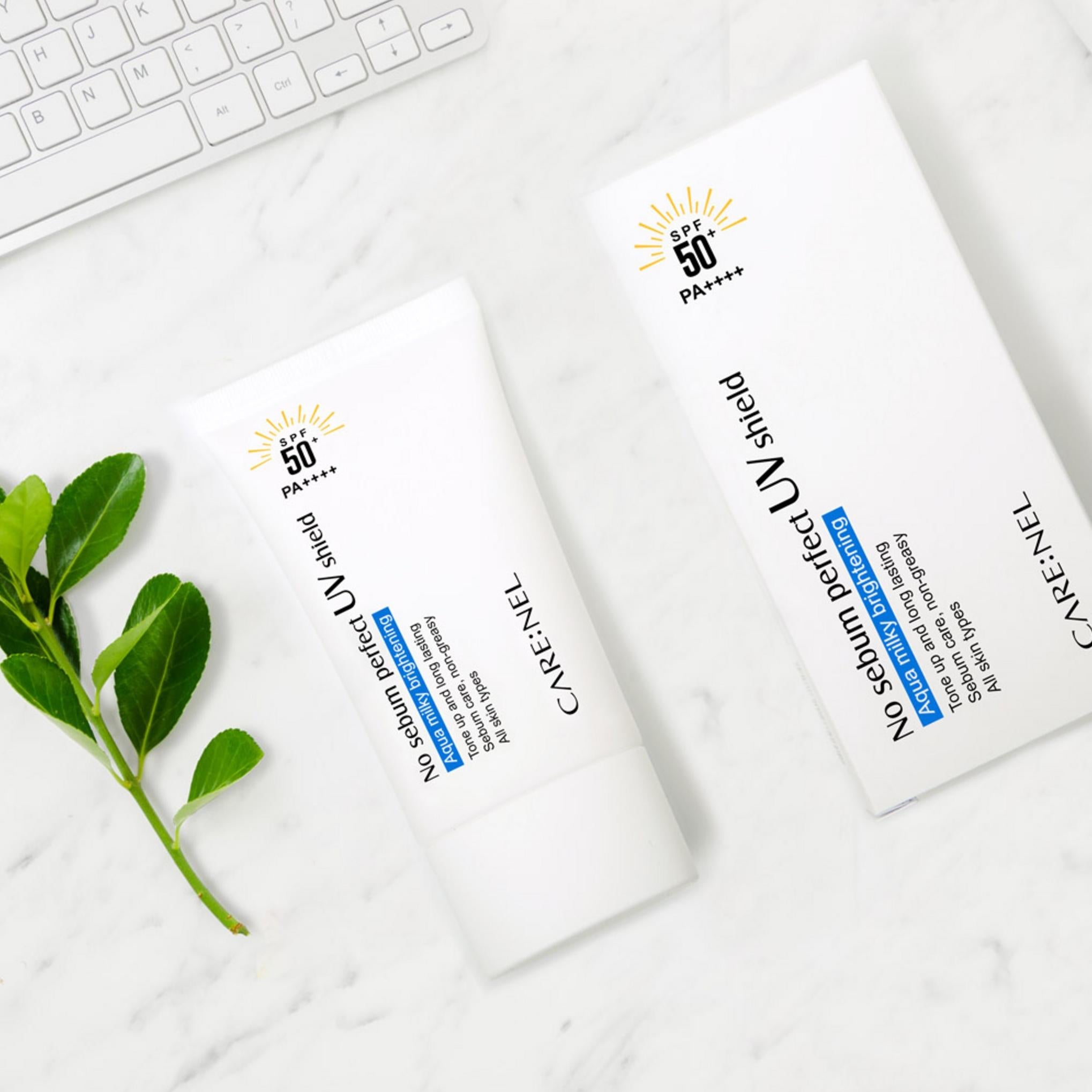 Carenel No Sebum Perfect Crema solar con protección UV SPF 50+ PA++++