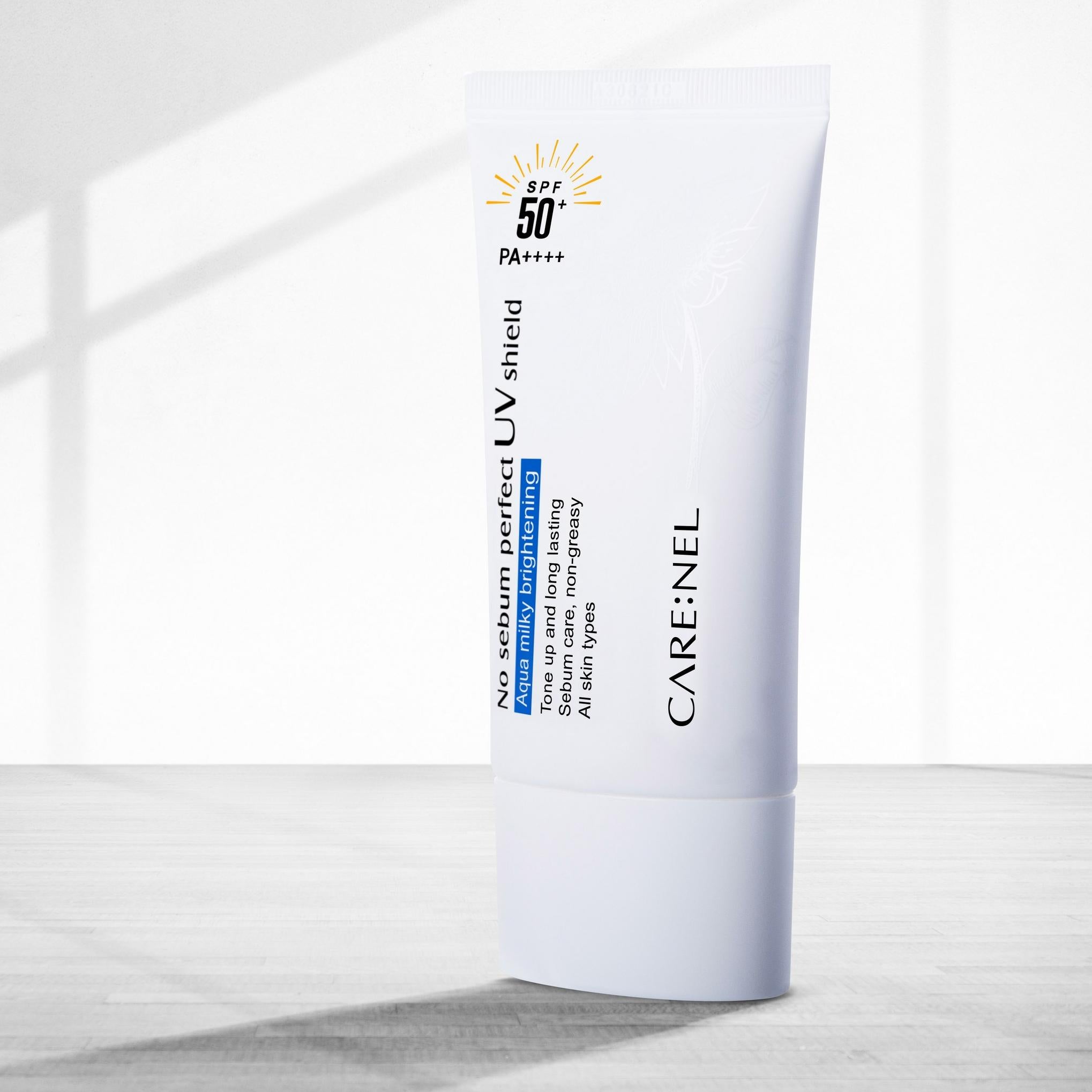 Carenel No Sebum Perfect Crema solar con protección UV SPF 50+ PA++++