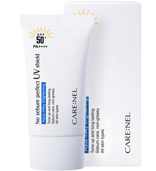 Carenel No Sebum Perfect Crema solar con protección UV SPF 50+ PA++++