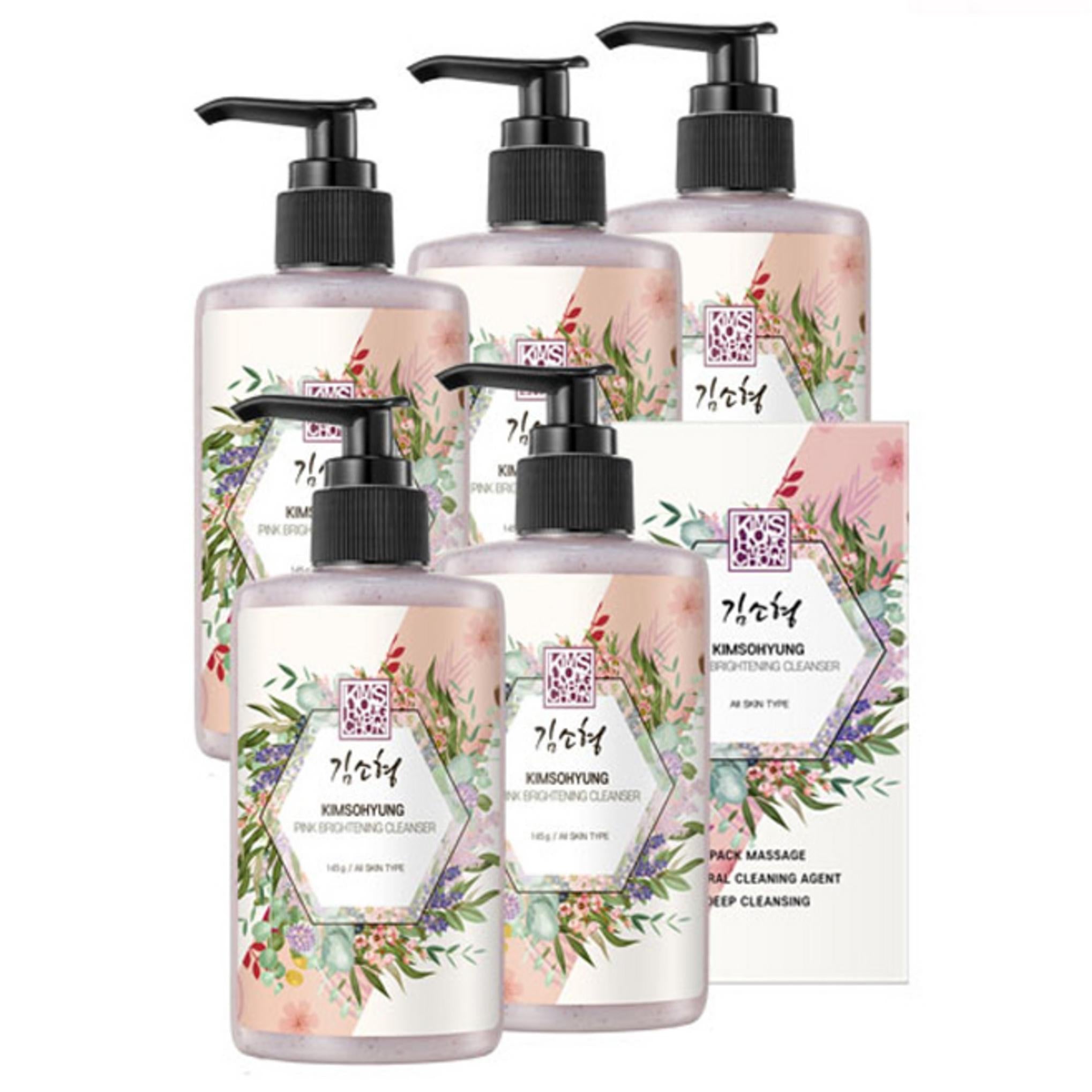 Sohyung Kim Cosmetics Gel de Limpeza Iluminador Herbal Rosa 145g x 5p + 10p para viagem