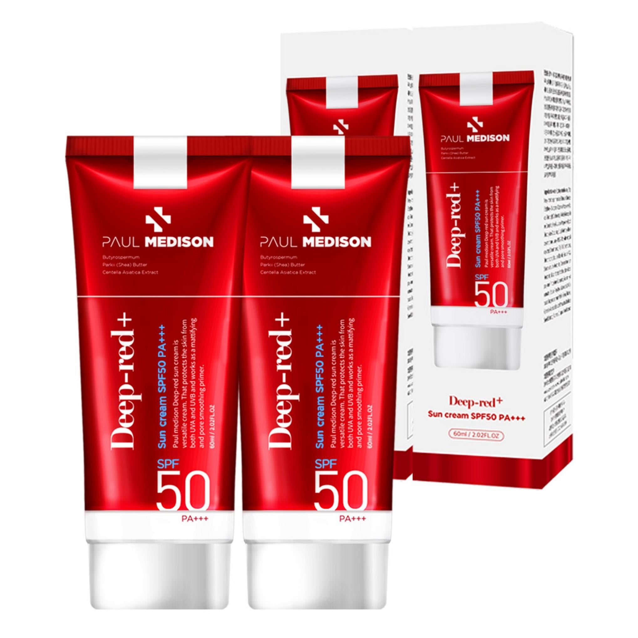 Crema solar Paul Medison Deep Red SPF50 PA+++ 60ml