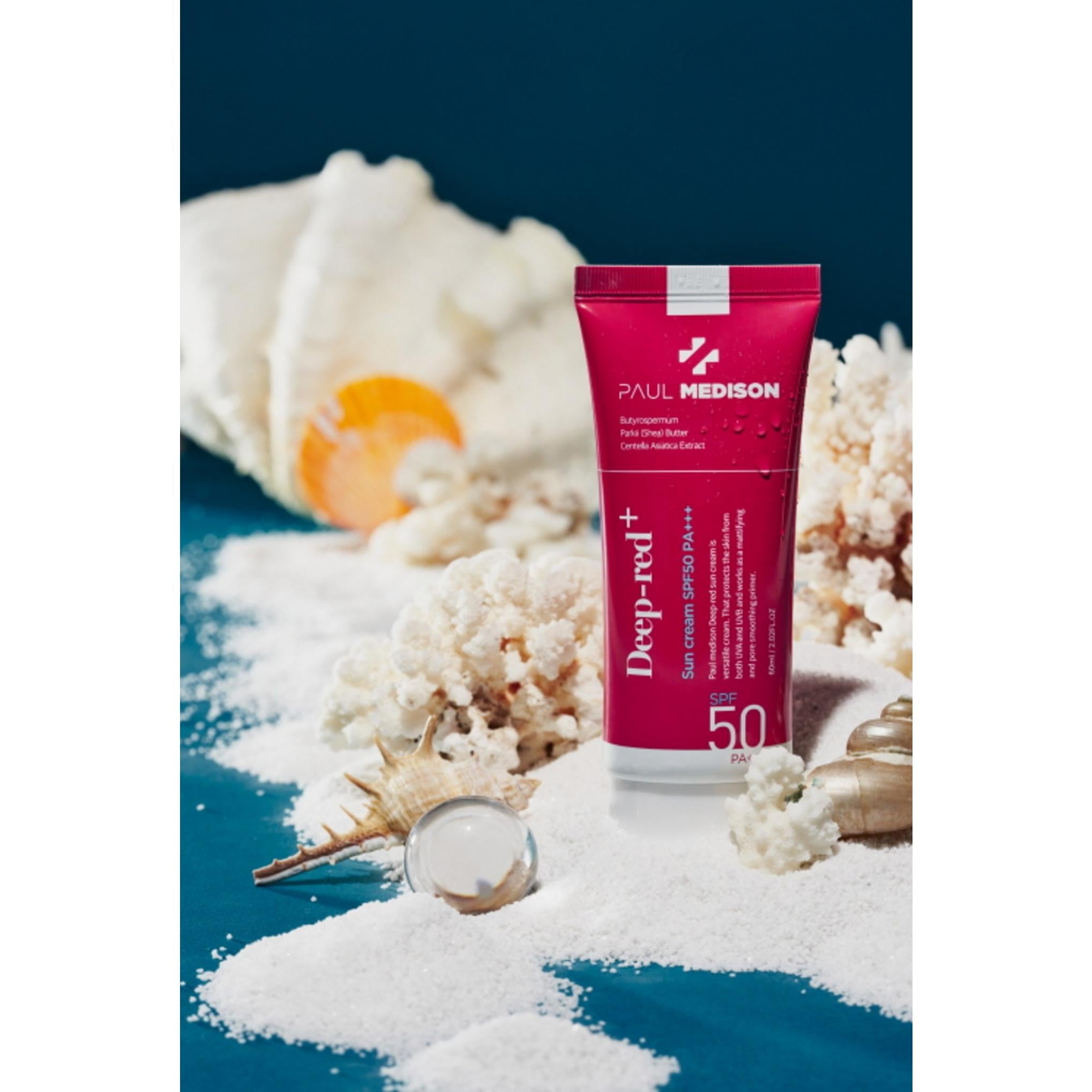 Crema solar Paul Medison Deep Red SPF50 PA+++ 60ml