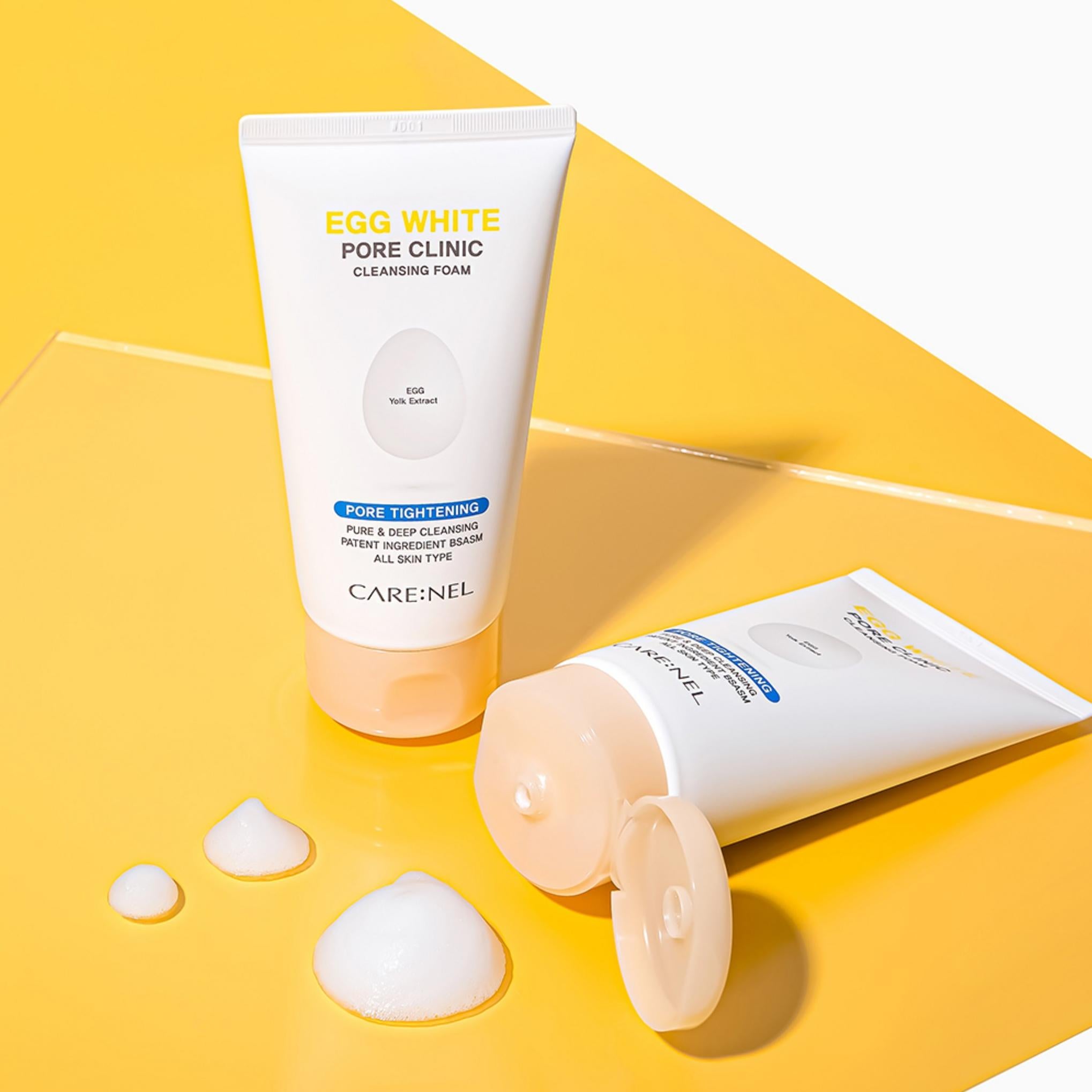 رغوة تنظيف المسام بقشرة البيض من كارنيل