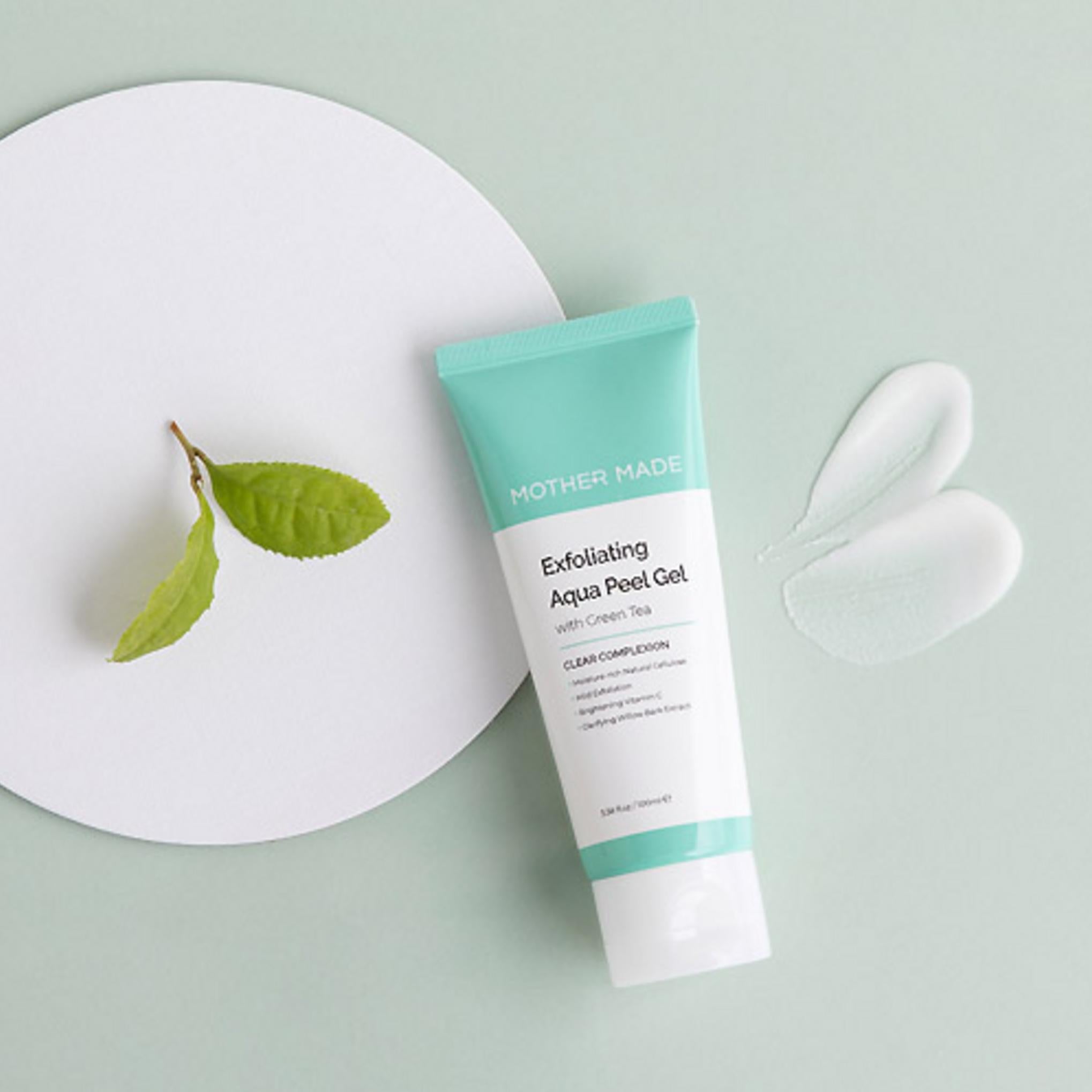 Anne Yapımı Peeling Aqua Yeşil Çay Peeling Jeli - Yüz Peeling Scrub Gommage Peeling