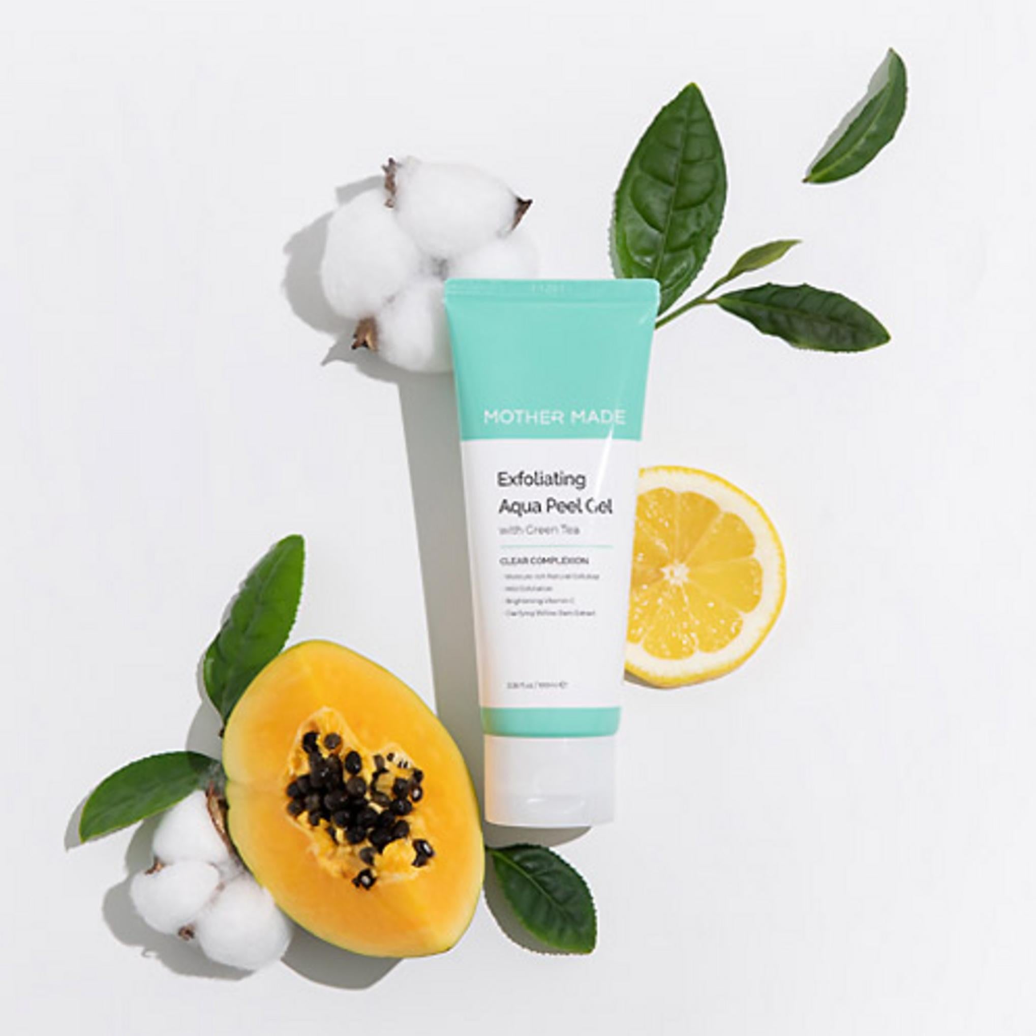 Anne Yapımı Peeling Aqua Yeşil Çay Peeling Jeli - Yüz Peeling Scrub Gommage Peeling
