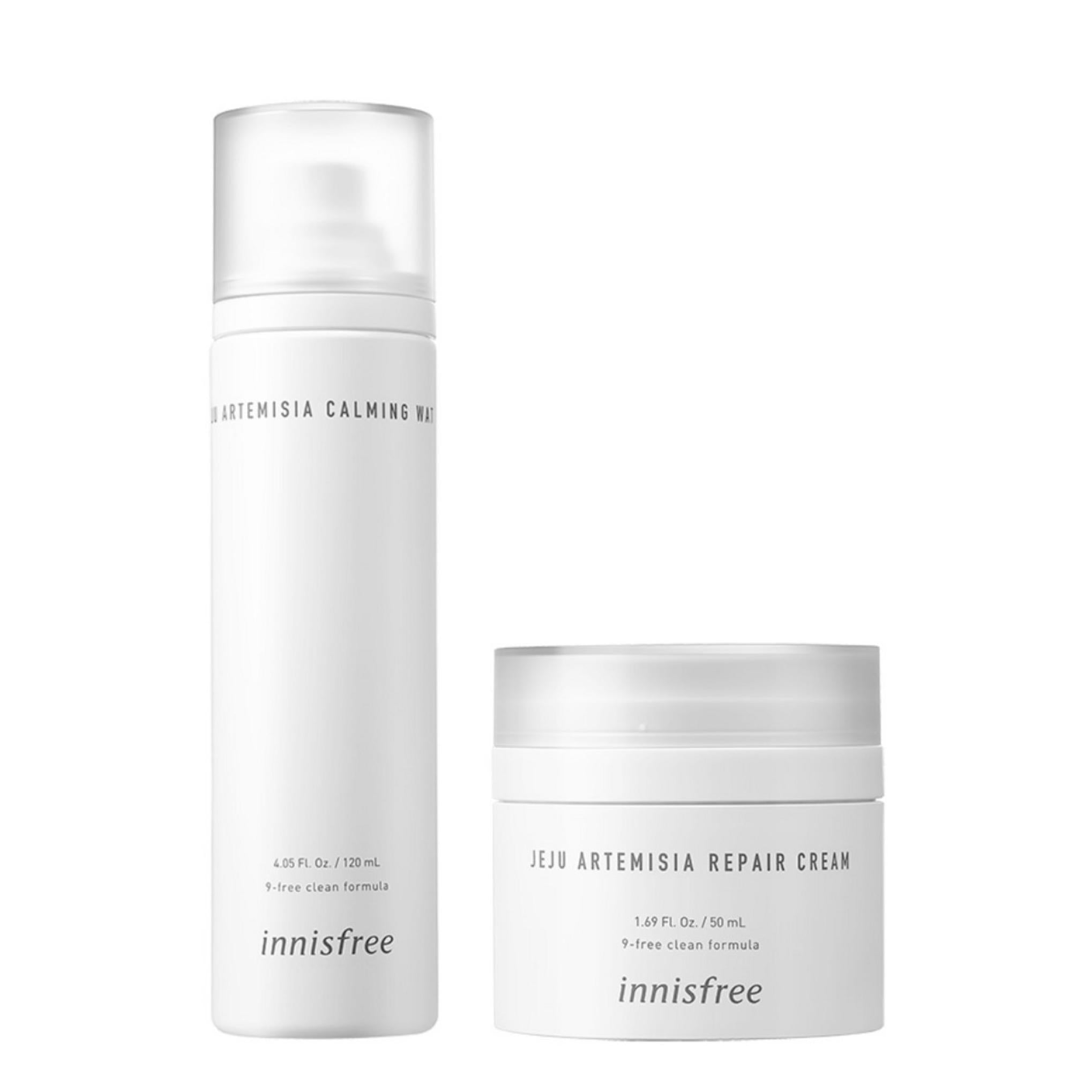 Innisfree Artemisia Calming Water Skin + Repair Cream Set