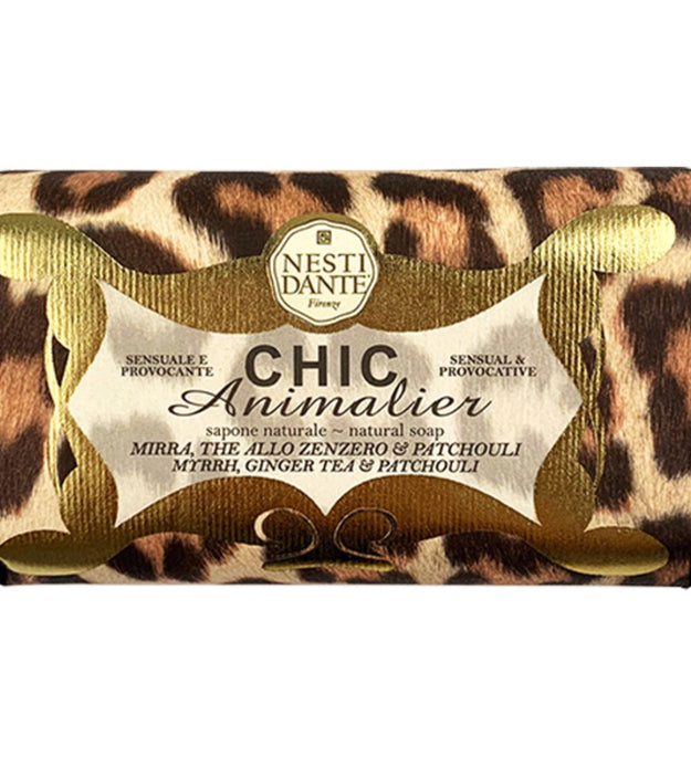 Nestidante Sabonete Chic Animaler Bronze Chá Gengibre e Patchouli ou Oriza