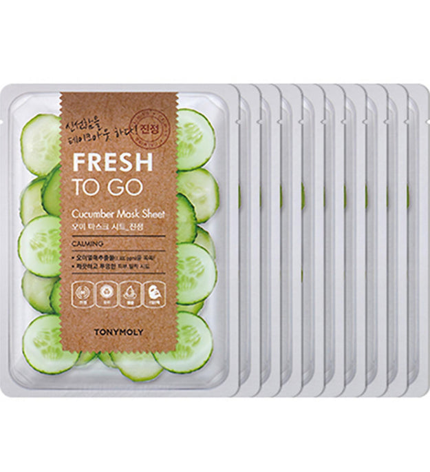Masque en feuille au concombre Fresh To Go de TONY MOLY