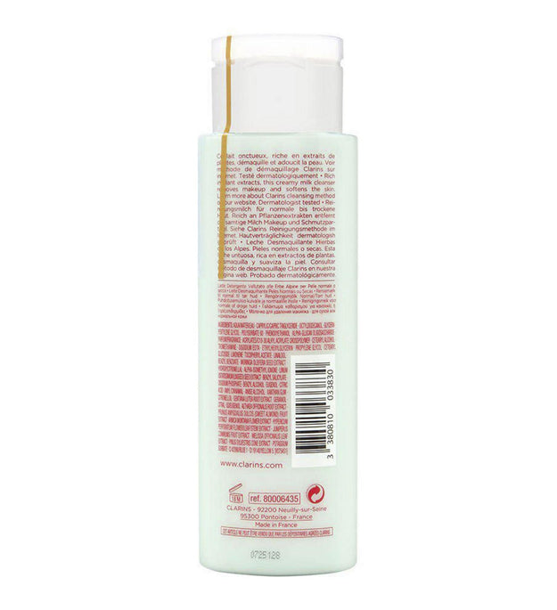 Clarins Cleansing Milk Alpine Herb Normal Dry Skin