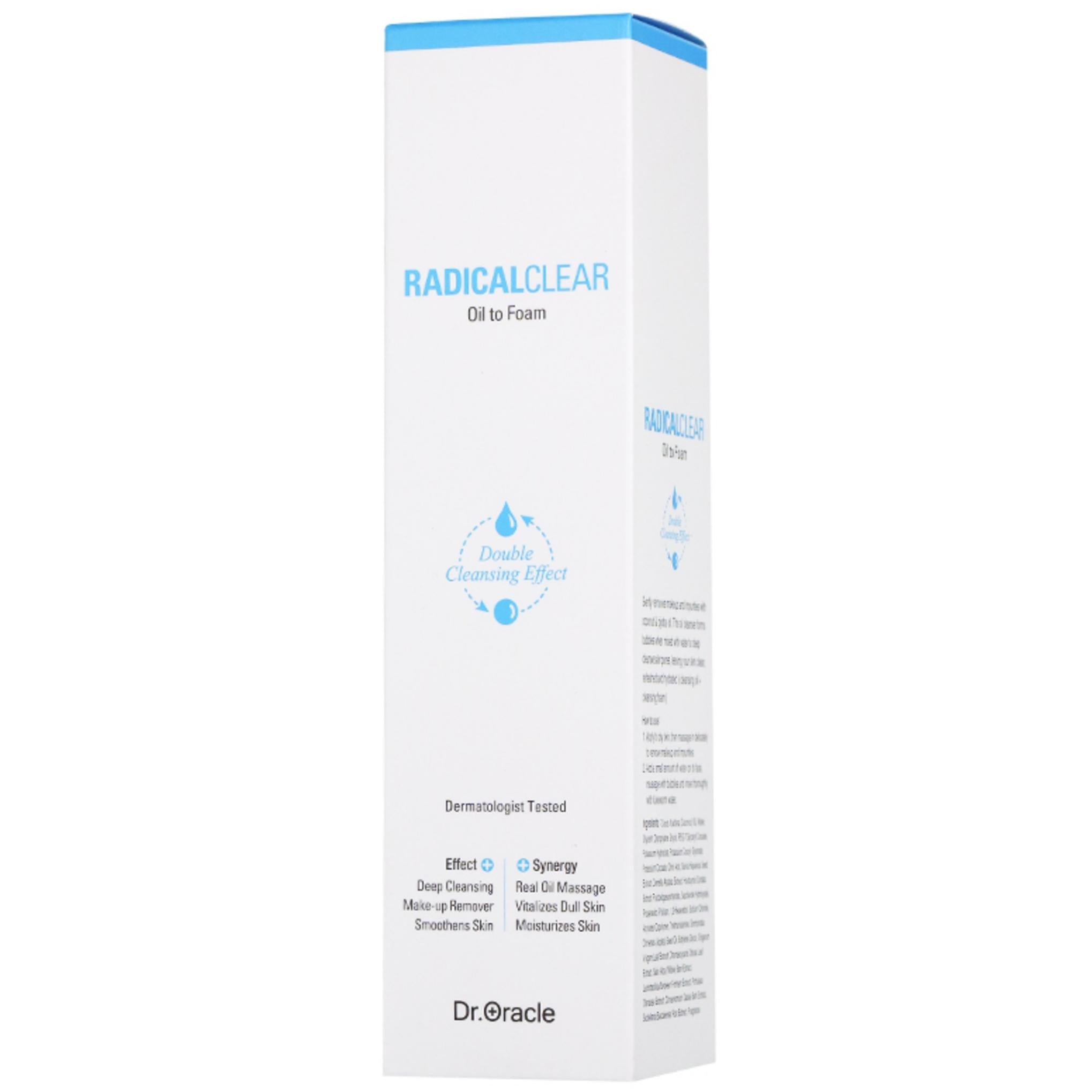 Dr. Oracle Radical Clear Oil to Foam doppio effetto detergente
