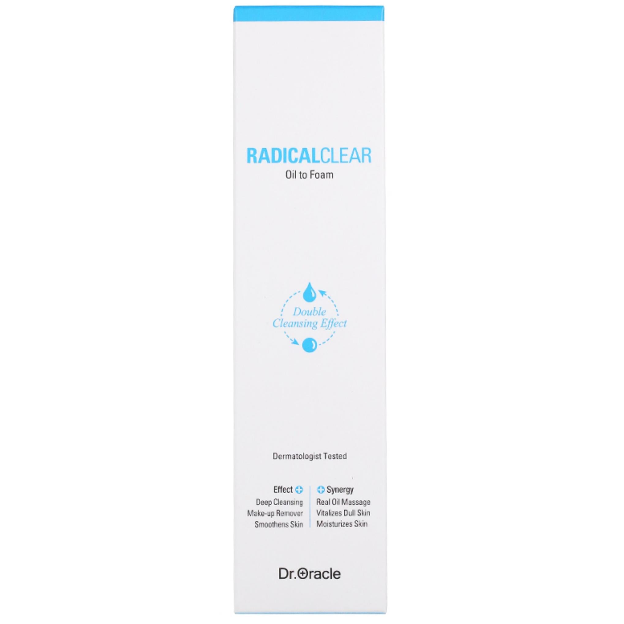 Dr. Oracle Radical Clear Oil to Foam doppio effetto detergente