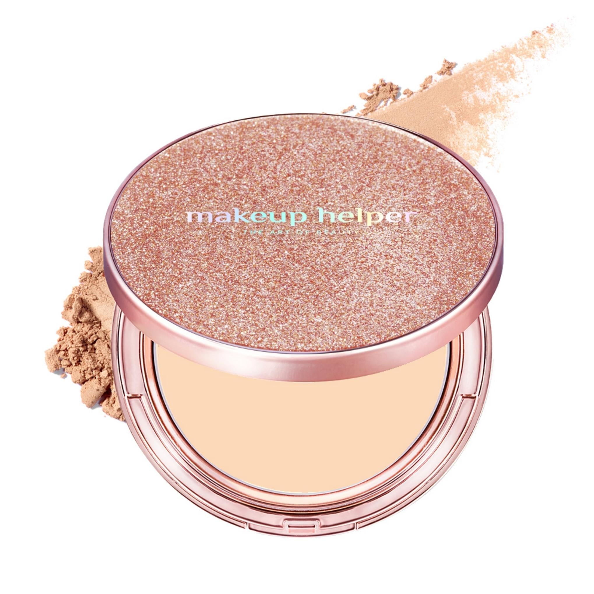 Makeup Helper Art Pact Original Profinish Rose Glitter Pact Puder 23g