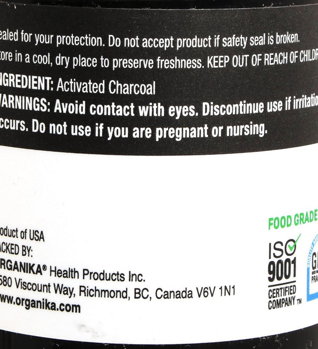 Organica Activated Charcoal Powder