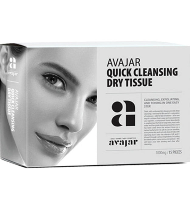 Avajar Quick Cleansing Dry Tissue