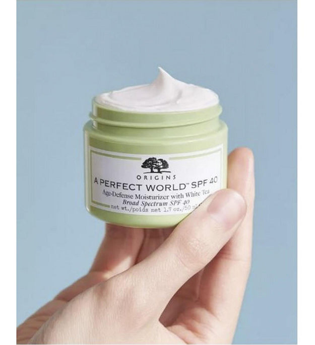Origins A Perfect World Age Defense Hidratante Té Blanco SPF 40