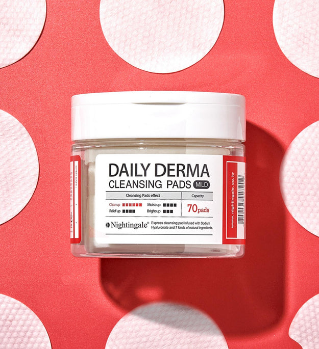 Nightingale Daily Derma Cleansing Pad Mild 70 листов + 10 листов