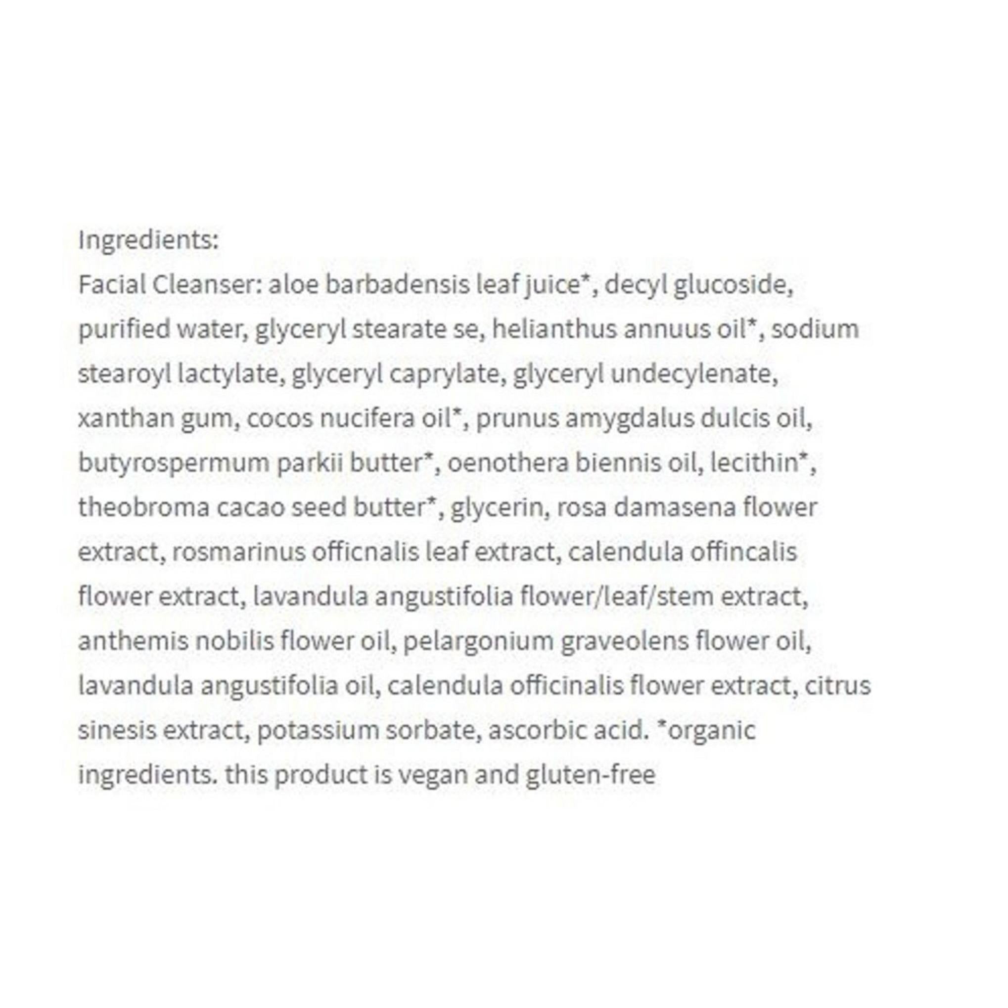 FANGJIA ORGANICS SKINCARE VIAGGIO KIT 6 PER PELLI SECCHE E SENSIBILI