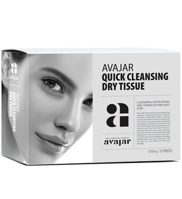 Avajar Quick Cleansing Dry Tissue