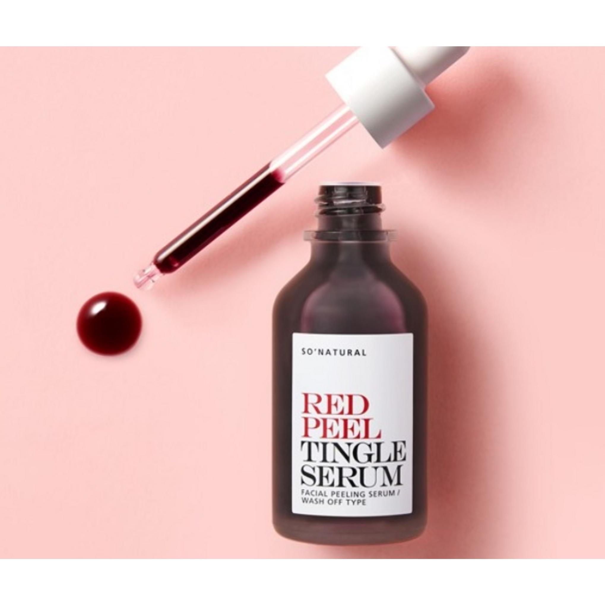 Сыворотка So Natural Red Peel Tingle