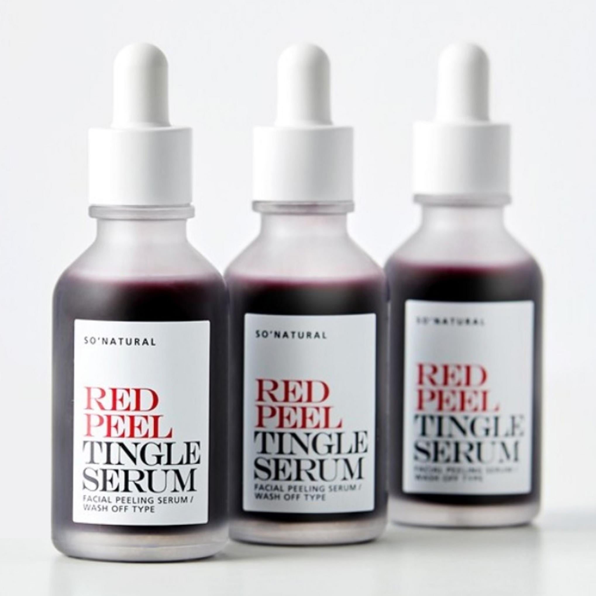Сыворотка So Natural Red Peel Tingle