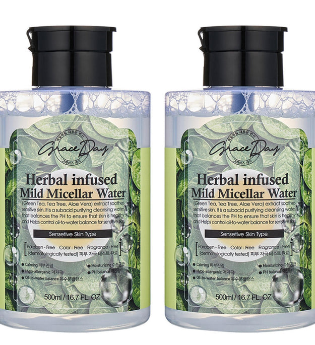 Graceday Herbal Infused Mildes Mizellen-Reinigungswasser