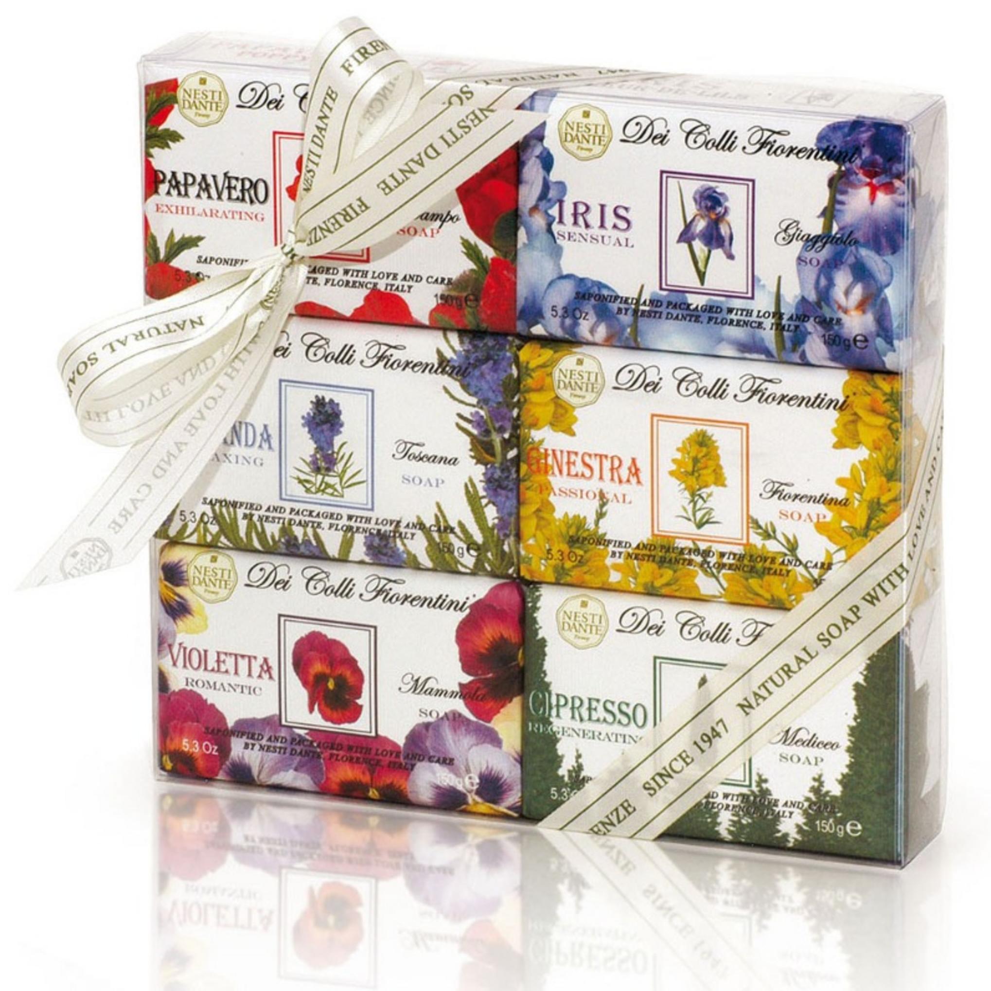 Мыло Nestidante Day Coli Fiorentini 150 г х 6 подарочный набор