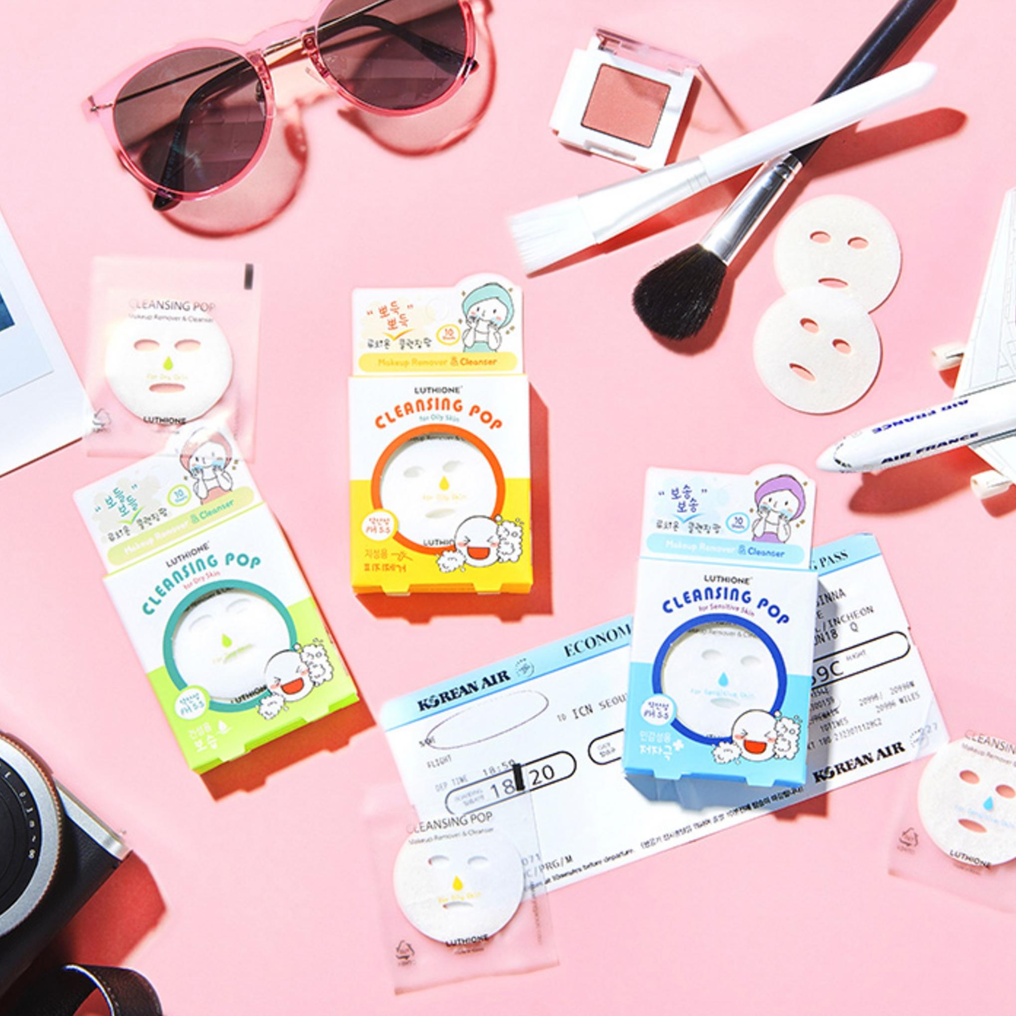 لوسيون رغوة التنظيف المحمولة بحمض ضعيف للبشرة الحساسة