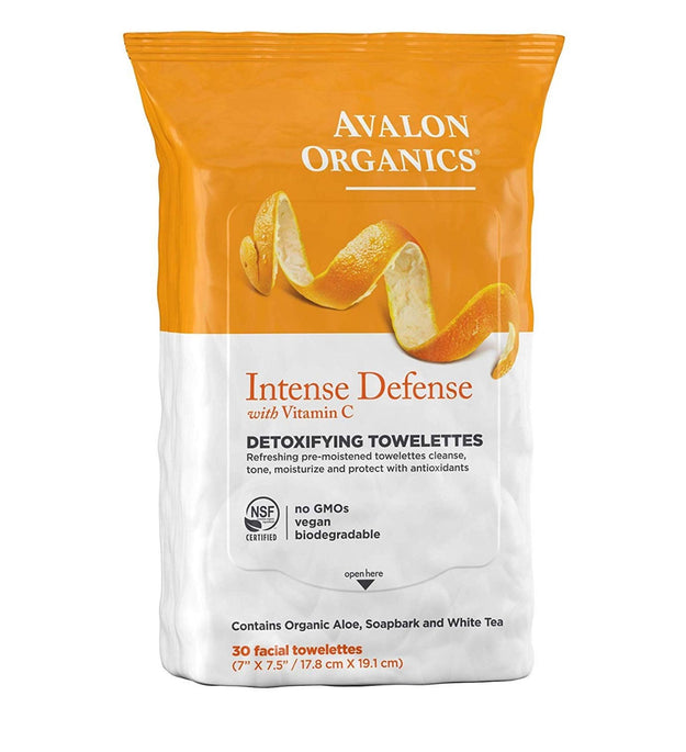 Avalon Organics Intensive Defense with Vitamin C Detoxifying Towelettes