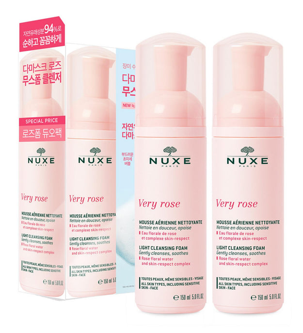 Nuxe Berry Rose Mousse Köpük Temizleyici 150ml İkili Set