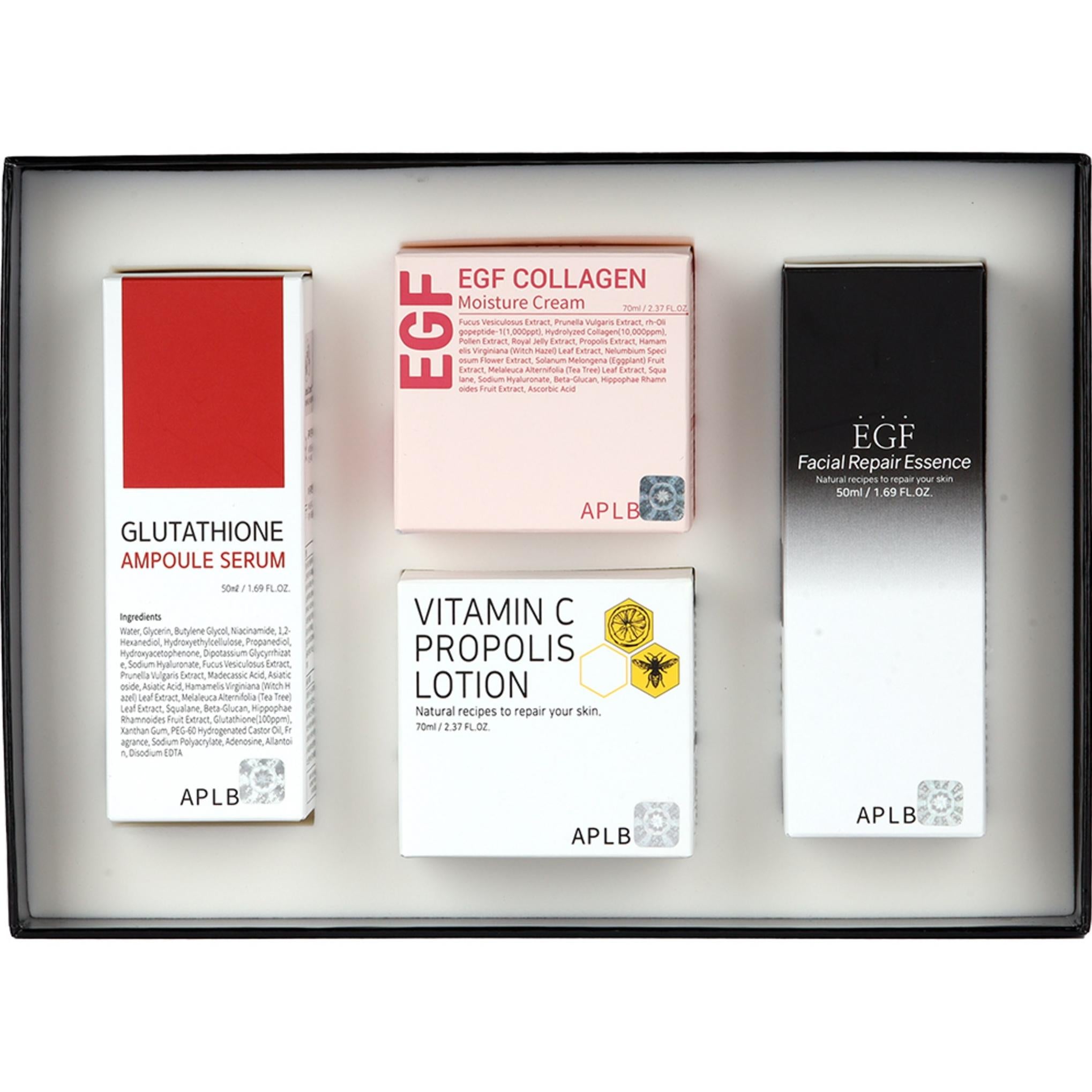 مجموعة مستحضرات التجميل الأساسية الفاخرة متعددة الوظائف من أبل بي مكونة من 4 قطع