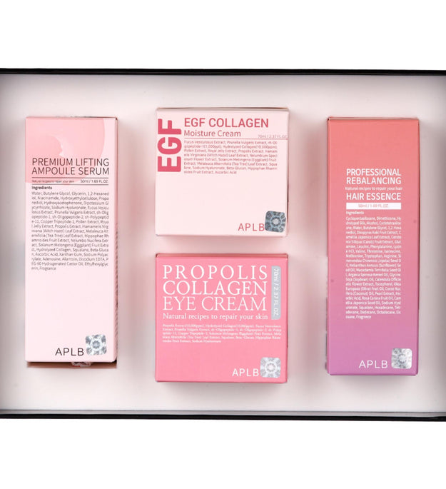 ApleB Lovely Pink Basic Cosmetics Set of 4