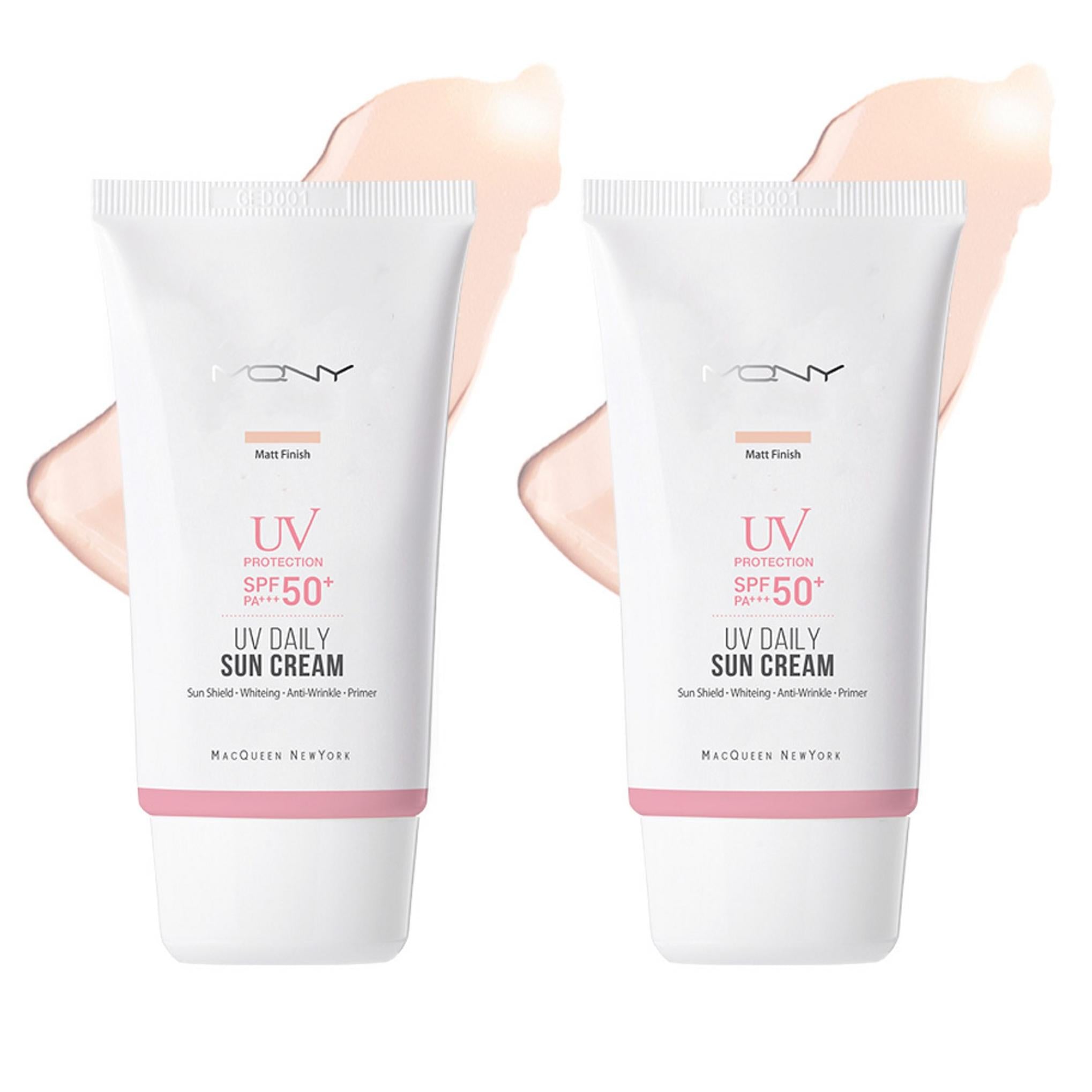 McQueen New York UV Creme Solar Diário Acabamento Mate FPS50+ PA+++