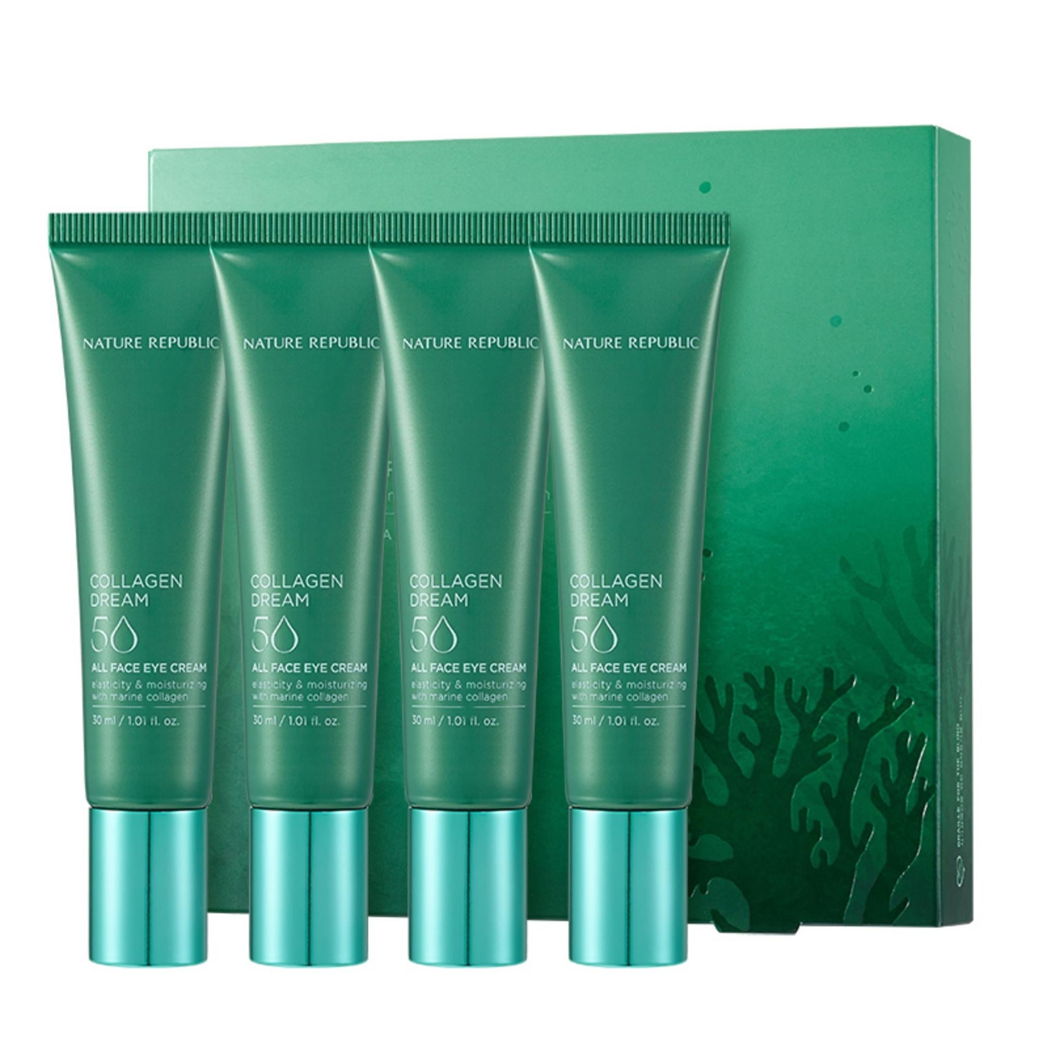 Nature Republic Collagen Dream 50 Crema Speciale per Tutto il Viso e Contorno Occhi Set NH0779